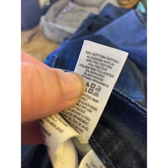 Lucky Brand Women's Size 6 Brooke Ankle Skinny Jeans Embroidered Raw Hem Cropped - Picture 10 of 11